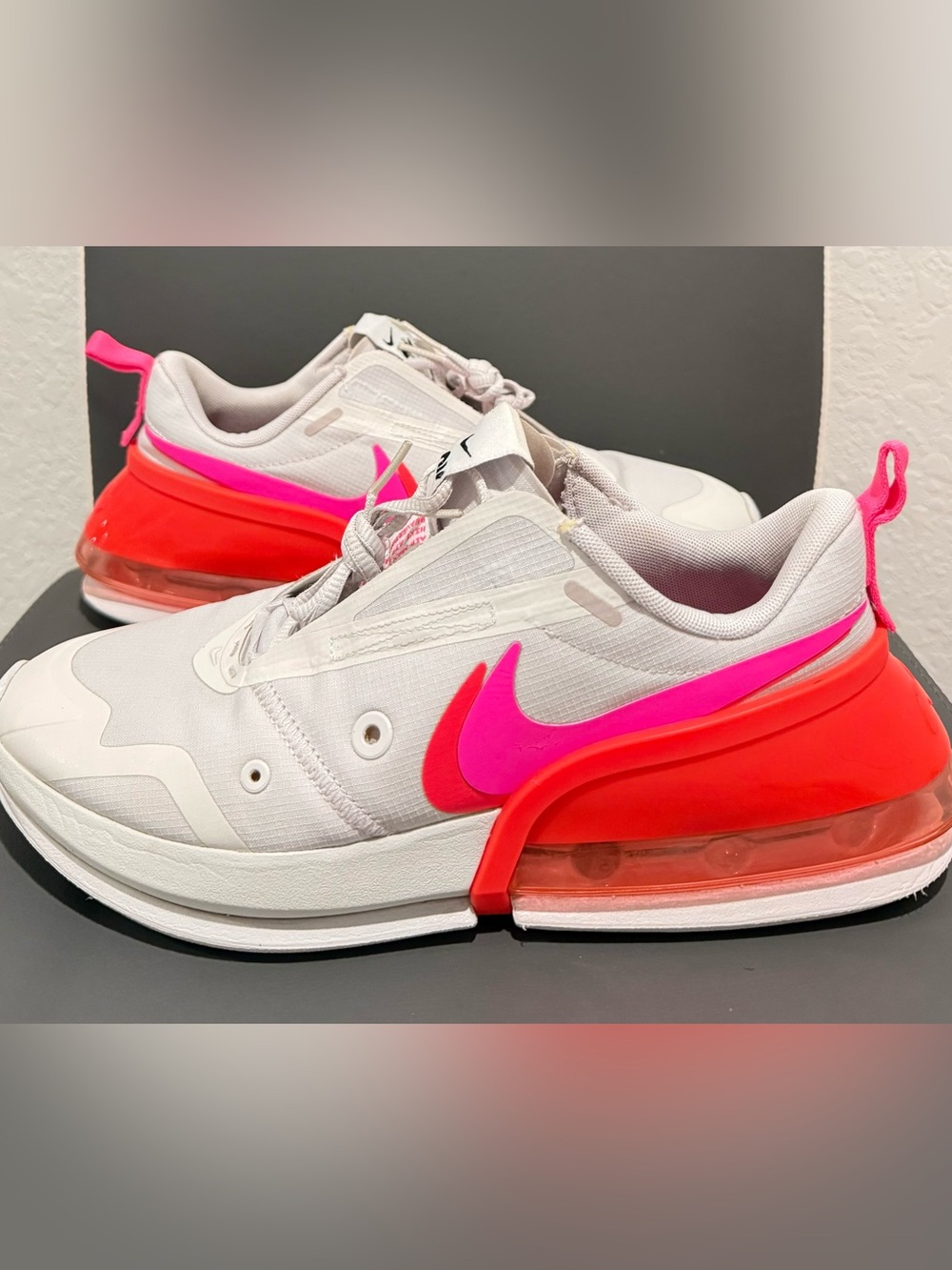 Nike Air Max Up Womens Size 9.5 Vast Grey/Pink Blast Running Sneakers CK7173-001